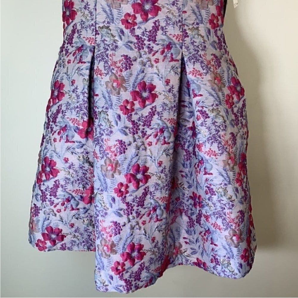 Aidan Mattox Jacquard Open Back Flare Dress. 6.  NWT. - Picture 9 of 16